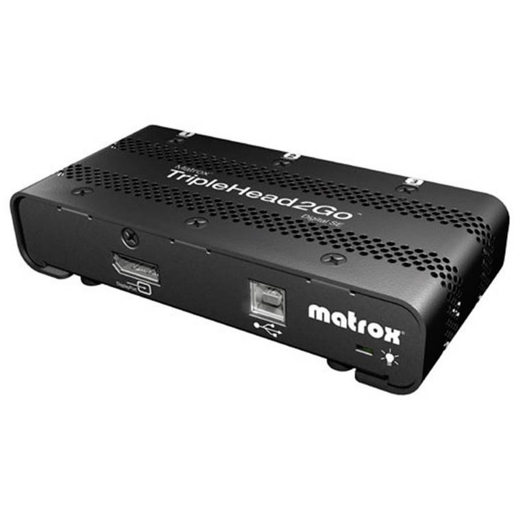 Matrox TripleHead2GO Externe Grafikkarte Anzahl unterstützter Monitore: 3 - Conrad Electronic externe grafikkarte für mini pc