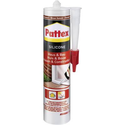 Pattex Haus & Bau Silikon Herstellerfarbe Dunkelbraun PFHBB 300 ml