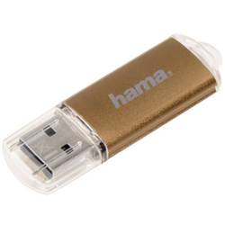 USB flash disk Hama Laeta 91076, 32 GB, USB 2.0, hnedá