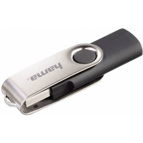 Thumbnail - Hama Rotate USB-Stick 64 GB Schwarz 104302 USB-A (USB 2.0)
