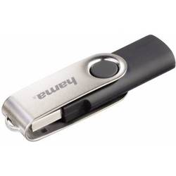 USB flash disk Hama Rotate 104302, 64 GB, USB 2.0, čierna
