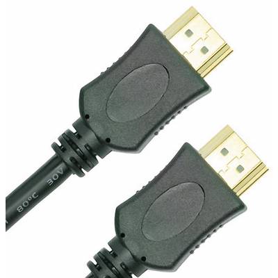  HDMI Anschlusskabel HDMI-A Stecker, HDMI-A Stecker 1.50 m Schwarz AVC 200-1,5m Audio Return Channel, vergoldete Steckko
