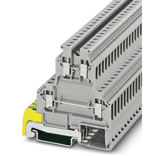 Phoenix Contact 0461018 Doppelstockklemme 6.2 mm Schrauben Grau 50 St.