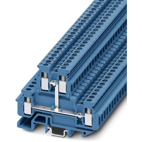 Phoenix Contact 1414132 Durchgangsreihenklemme 5.2 mm Schrauben Blau 50 St.