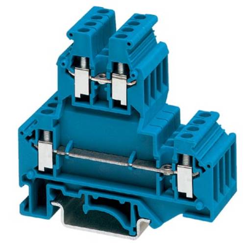 Phoenix Contact 2771094 Doppelstockklemme 5.2 mm Schrauben Blau 50 St.