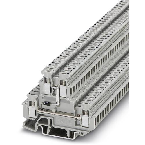 Phoenix Contact 2800567 Durchgangsreihenklemme 5.2 mm Schrauben Grau 50 St.