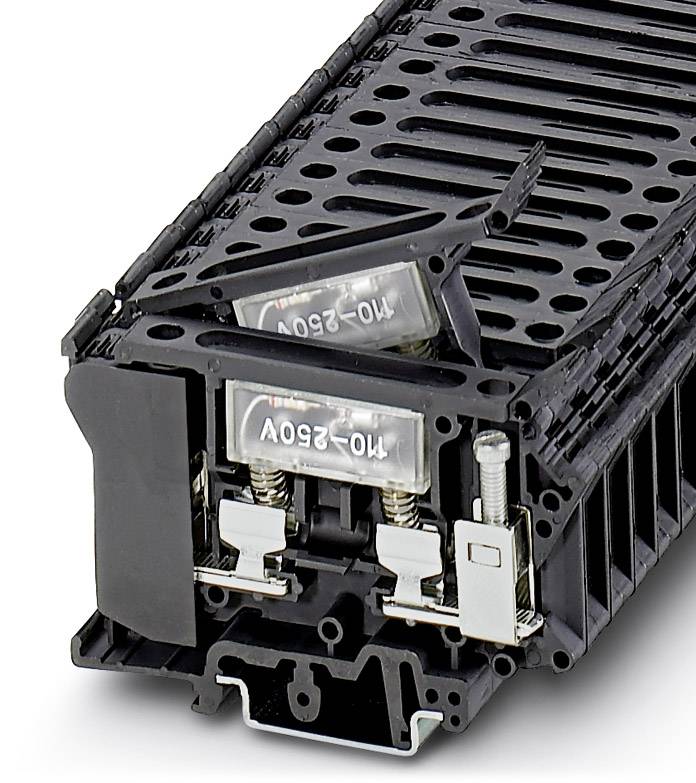 Phoenix Contact 3004249 Sicherungsreihenklemme 10.2 mm Schrauben Schwarz 50 St.