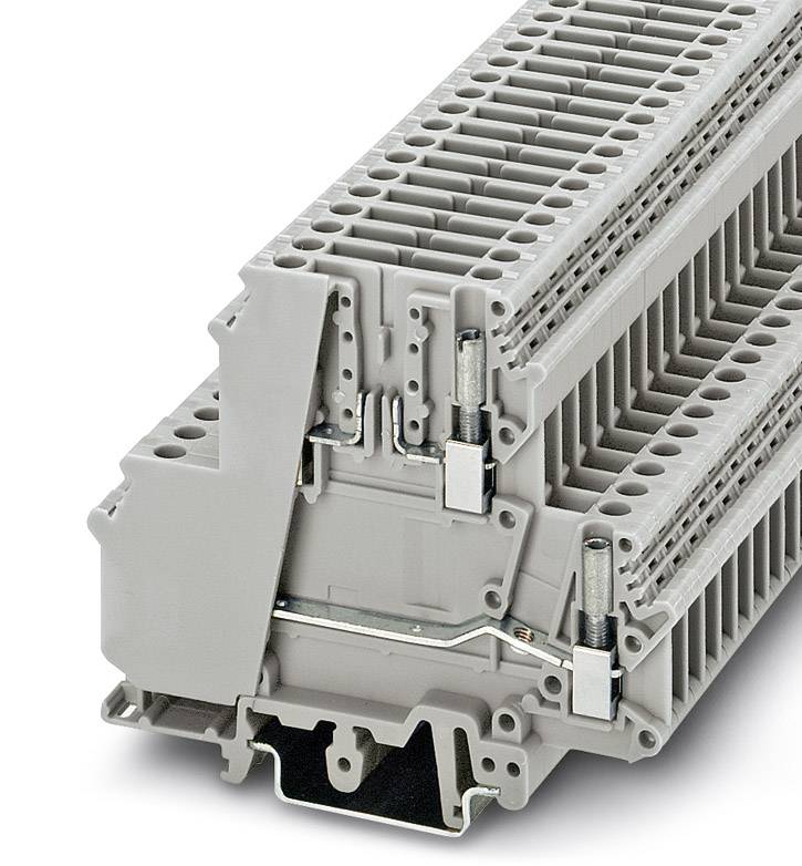 Phoenix Contact 3007042 Durchgangsreihenklemme 6.2 mm Schrauben Grau 50 St.