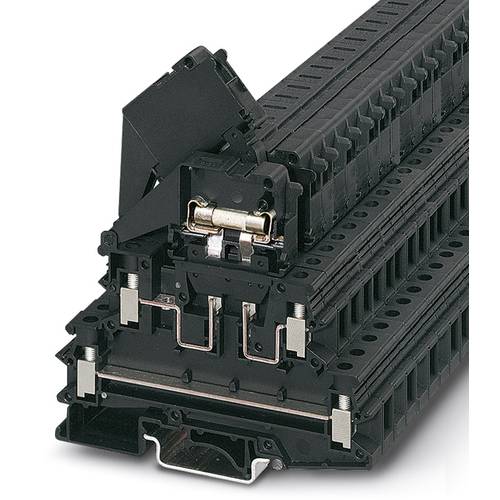 Phoenix Contact 3007204 Sicherungsreihenklemme 8.2 mm Schrauben Schwarz 50 St.