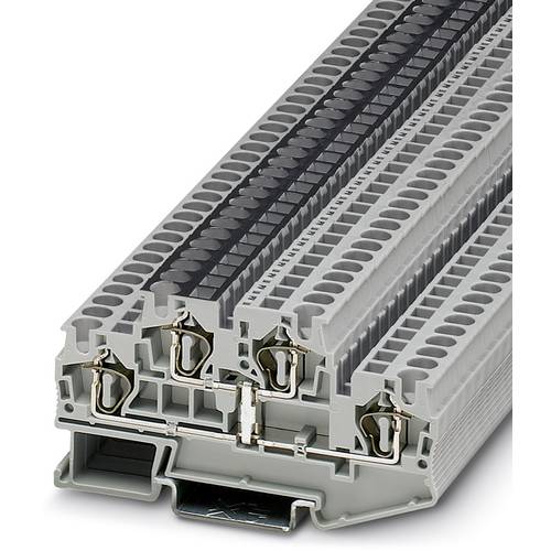 Phoenix Contact 3031542 Doppelstockklemme 6.2 mm Zugfeder Grau 50 St.