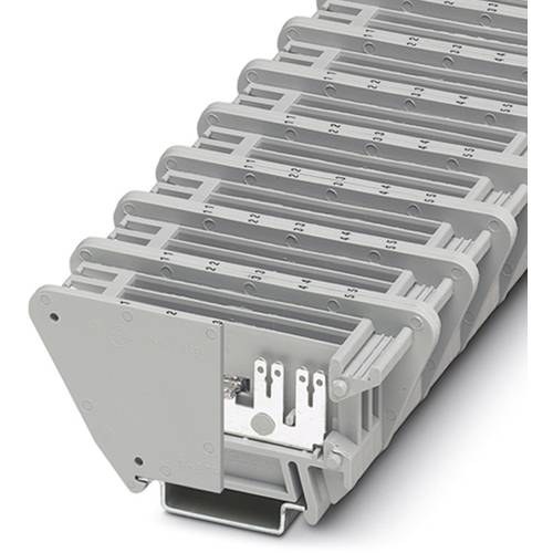 Phoenix Contact 0870036 Durchgangsreihenklemme 23.2 mm Flachstecker 2.8 mm Grau 10 St.