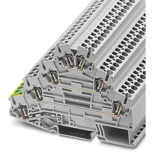 Phoenix Contact 3036055 Durchgangsreihenklemme 5.2 mm Zugfeder Grau 50 St.