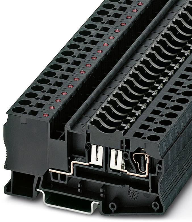 Phoenix Contact 3036495 Sicherungsreihenklemme 8.2 mm Zugfeder Schwarz 50 St.
