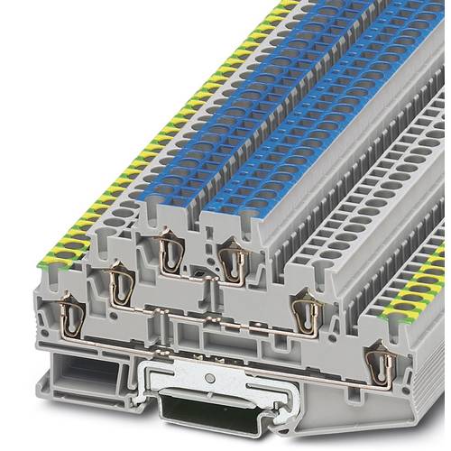 Phoenix Contact 3038312 Durchgangsreihenklemme 5.2 mm Zugfeder Grau 50 St.