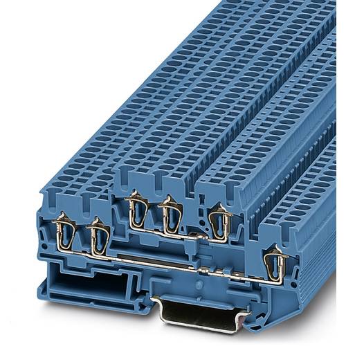 Phoenix Contact 3038529 Durchgangsreihenklemme 5.2 mm Zugfeder Blau 50 St.