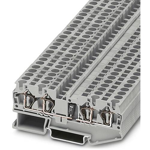 Phoenix Contact 3037795 Bauelementreihenklemme 6.2 mm Zugfeder Grau 50 St.