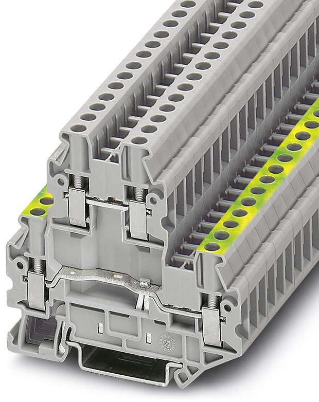 Phoenix Contact 3044678 Durchgangsreihenklemme 5.2 mm Schrauben Grau 50 St.