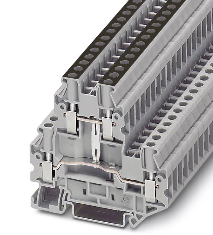 Phoenix Contact 3044733 Durchgangsreihenklemme 6.2 mm Schrauben Grau 50 St.