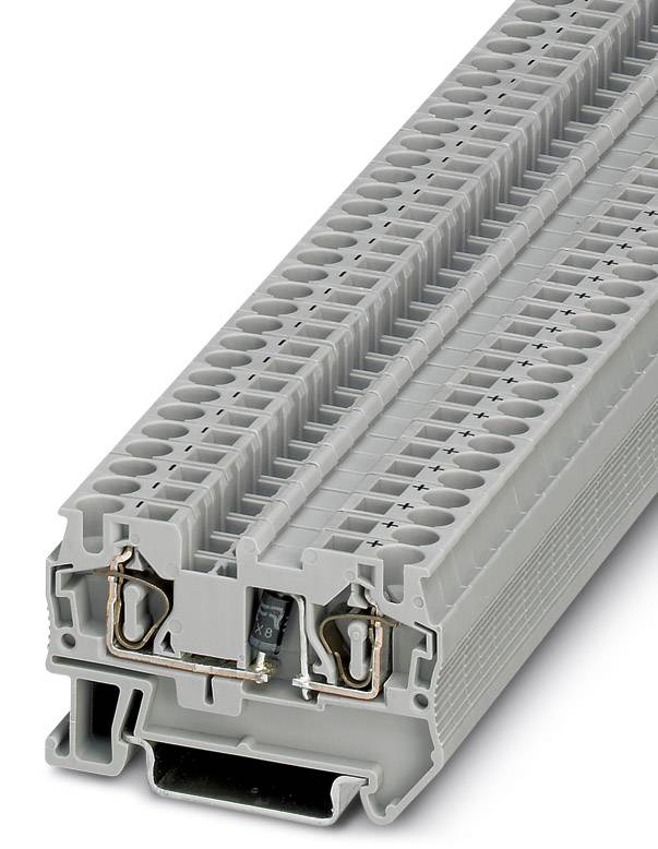 Phoenix Contact 3035247 Bauelementreihenklemme 6.2 mm Zugfeder Grau 50 St. Piece