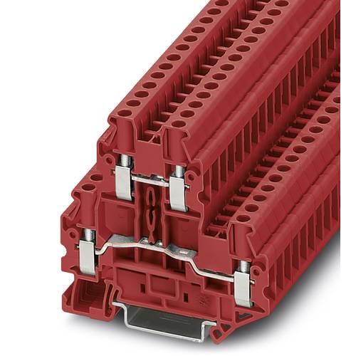Phoenix Contact 3046786 Durchgangsreihenklemme 6.2 mm Schrauben Rot 50 St.