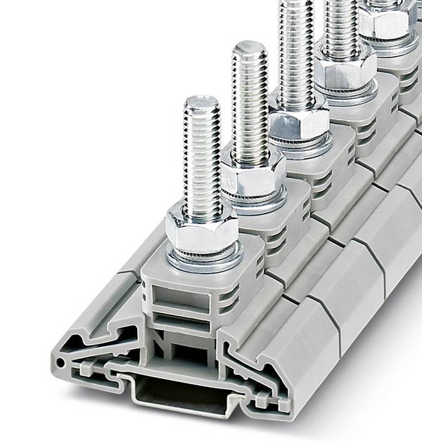 Phoenix Contact 3049408 Hochstromverbinder 32 mm Bolzenanschluss  Grau 10 St.