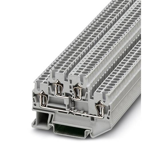 Phoenix Contact 3035519 Doppelstock-Zugfederklemme 5.2 mm Zugfeder Grau 50 St.
