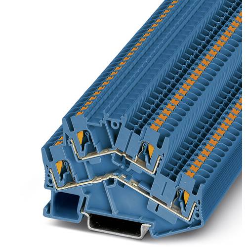 Thumbnail - Phoenix Contact 3209617 Doppelstockklemme 5.2 mm Schnellanschluss Blau 50 St.