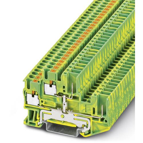 Thumbnail - Phoenix Contact 3210897 Schutzleiter-Doppelstockklemme 5.2 mm Schnellanschluss Grün, Gelb 50 St.