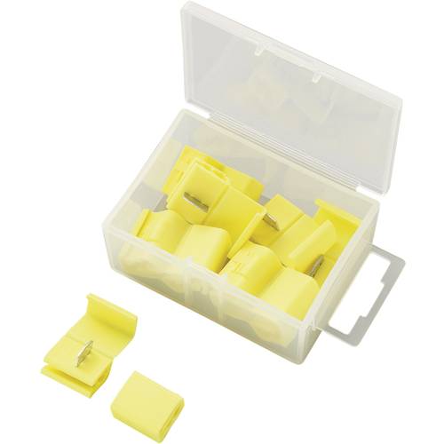 TRU COMPONENTS Schnellklemmverbinder flexibel: 0.75-2.5 mm² starr: 0.75-2.5 mm² Polzahl: 2 15 St. Blau