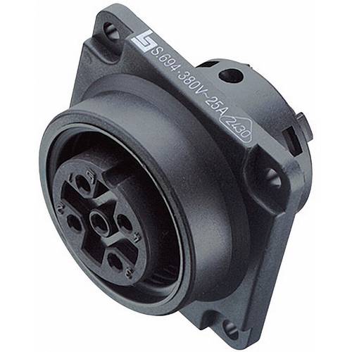 binder 99-000-13 Rundstecker Schraubverriegelung Gesamtpolzahl: 12 + PE Serie (Rundsteckverbinder): 694 20 St.