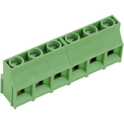 PTR Hartmann 50841060201D Schraubklemmblock 4.00 mm² Polzahl 6 Grün 1 St.