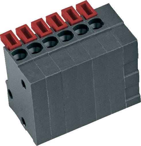 PTR Federkraftklemmblock 0.75 mm² Polzahl 12 AKZ4791/12KD-2.54-V PTR Basaltgrau 1 St.