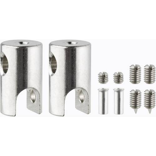 Thumbnail - Paulmann 978019 Niedervolt-Seilsystem-Komponente Seilklotz 2er Set Chrom