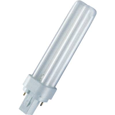 OSRAM Energiesparlampe EEK: G (A - G) G24d-2 153 mm 230 V 18 W Neutralweiß Röhrenform  1 St.