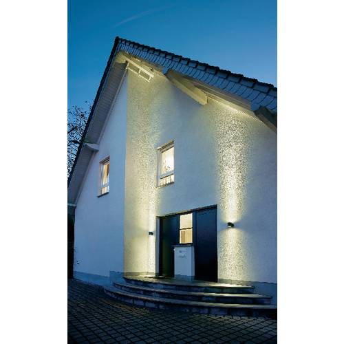 SLV Sitra Up & Down 230365 Außenwandleuchte Energiesparlampe GX53 18 W Anthrazit