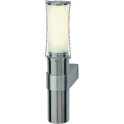 SLV Big Nails 229182 Außenwandleuchte  Energiesparlampe, LED E27 15 W Edelstahl