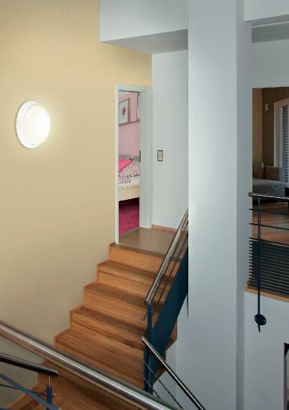 575587 Deckenleuchte mit Bewegungsmelder Halogen, LED E27 60 W Weiß-4