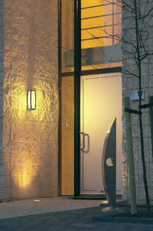 SLV Meridian 230045 Außenwandleuchte  Energiesparlampe, LED E27 20 W Anthrazit