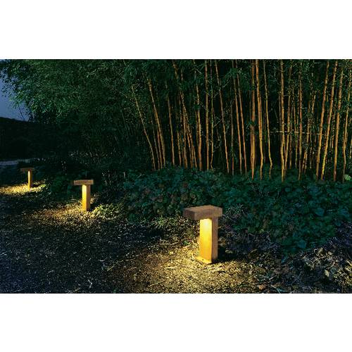 SLV 230090 Rusty Partylight Außenstandleuchte Energiesparlampe GX53 9 W Rost-Braun