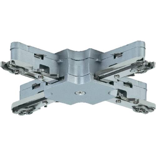 Paulmann 97657 Hochvolt-Schienensystem-Komponente X-Verbinder Chrom (matt)