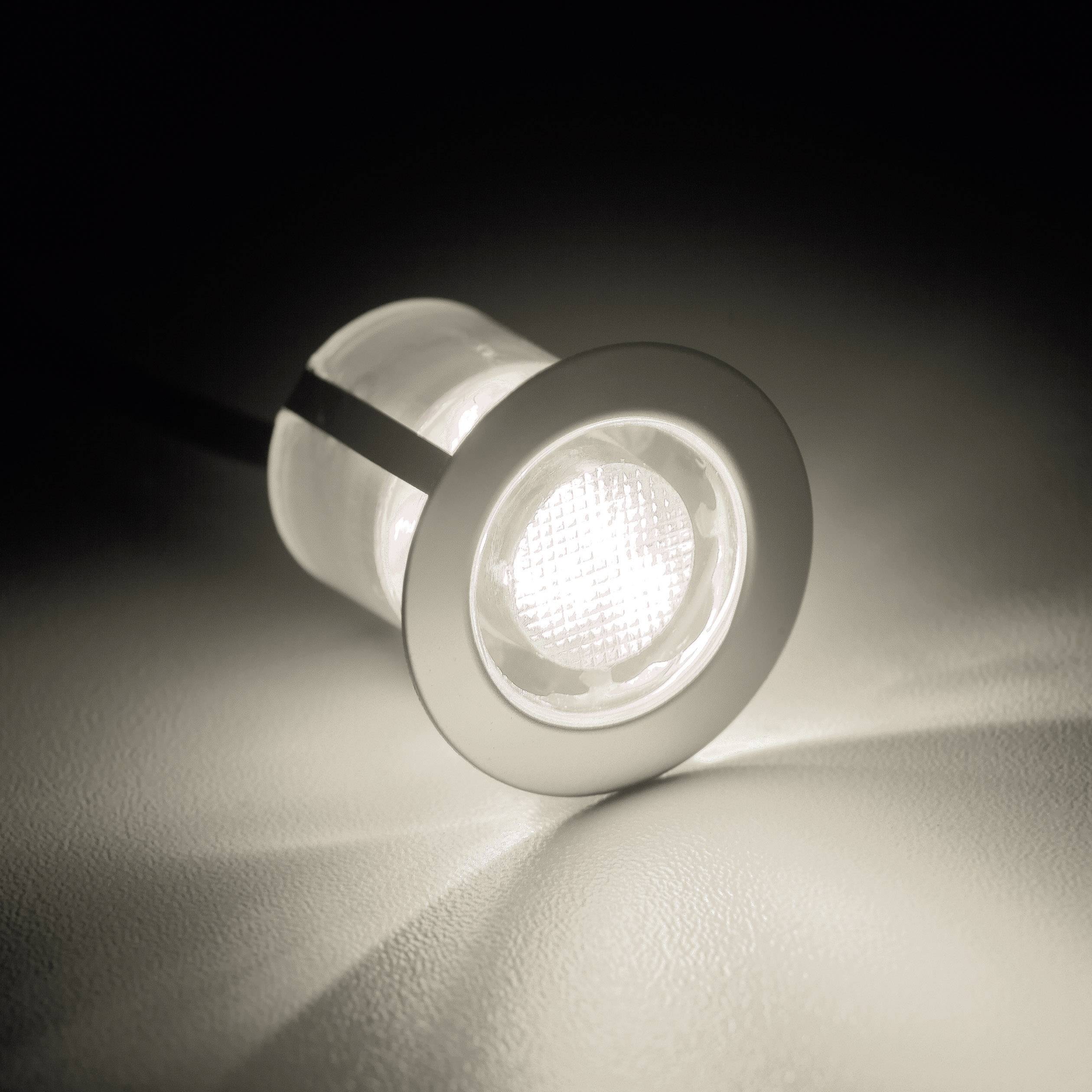 BRILLIANT LED-Einbauleuchte 10er Set 1.5 W Warm-Weiß Brilliant Cosa 30 G03093/75 Edelstahl