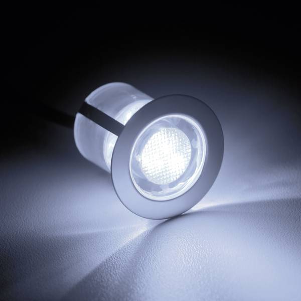 Brilliant G03093/82 Cosa 30 LED-Einbauleuchte 10er Set LED LED fest eingebaut 1.5 W Edelstahl