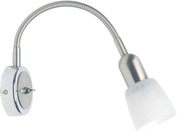Brilliant Sofia 55390/77 Wandstrahler E14  40 W Energiesparlampe Eisen, Chrom
