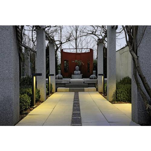 SLV 232295 Quadrasyl 75 Außenstandleuchte Energiesparlampe GX53 11 W Anthrazit