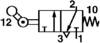 IMI NORGREN Mechanischbetätigtes Pneumatik-Ventil Gehäusematerial Kunststoff Dichtungsmaterial NBR 1 St.
