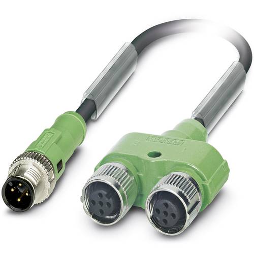 Phoenix Contact 1436204 Sensor-/Aktor-Steckverbinder, konfektioniert M12 Adapter, Y-Form 30.00 cm Polzahl Sensoren: 4 1 ...
