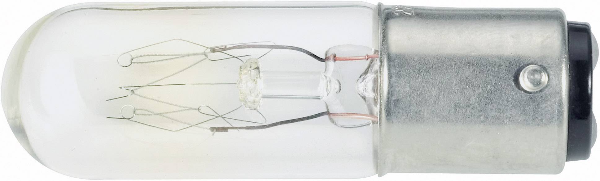 Barthelme 00100018 Kleinröhrenlampe 24 V, 30V 6 W, 10W BA15d Klar