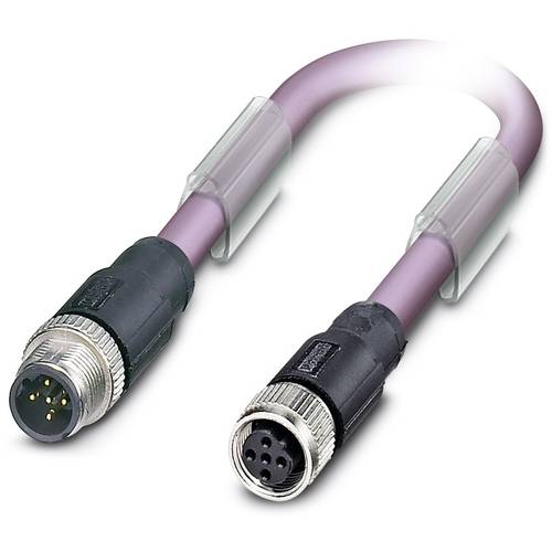 Thumbnail - Phoenix Contact 1507340 Sensor-/Aktor-Datensteckverbinder, konfektioniert M12 Stecker, gerade, Buchse, gerade 30.00 cm P...