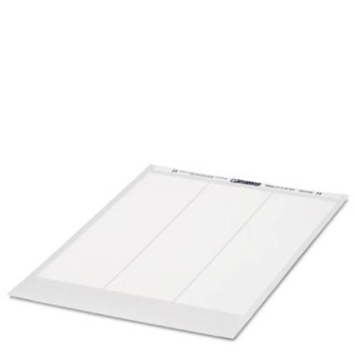 Phoenix Contact 0803676 BMKL 27X12,5 SR Gerätemarkierung Montage-Art: aufkleben Beschriftungsfläche: 12.50 x 27 mm Silbe...