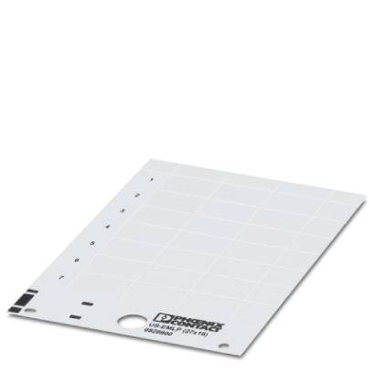 Phoenix Contact 0828885 US-EMLP (22X22) YE Makering af apparater Monteringstype: opklæbning Gul Antal markører: 240 10 Bogen